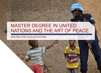 Master in the United Nations and the Art of Peace Master in the United Nations and the Art of Peace