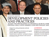 Executive Master's in Development Policies and Practices Executive Master's in Development Policies and Practices
