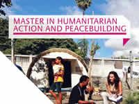 Master in Humanitarian Action and Peacebuilding Master in Humanitarian Action and Peacebuilding